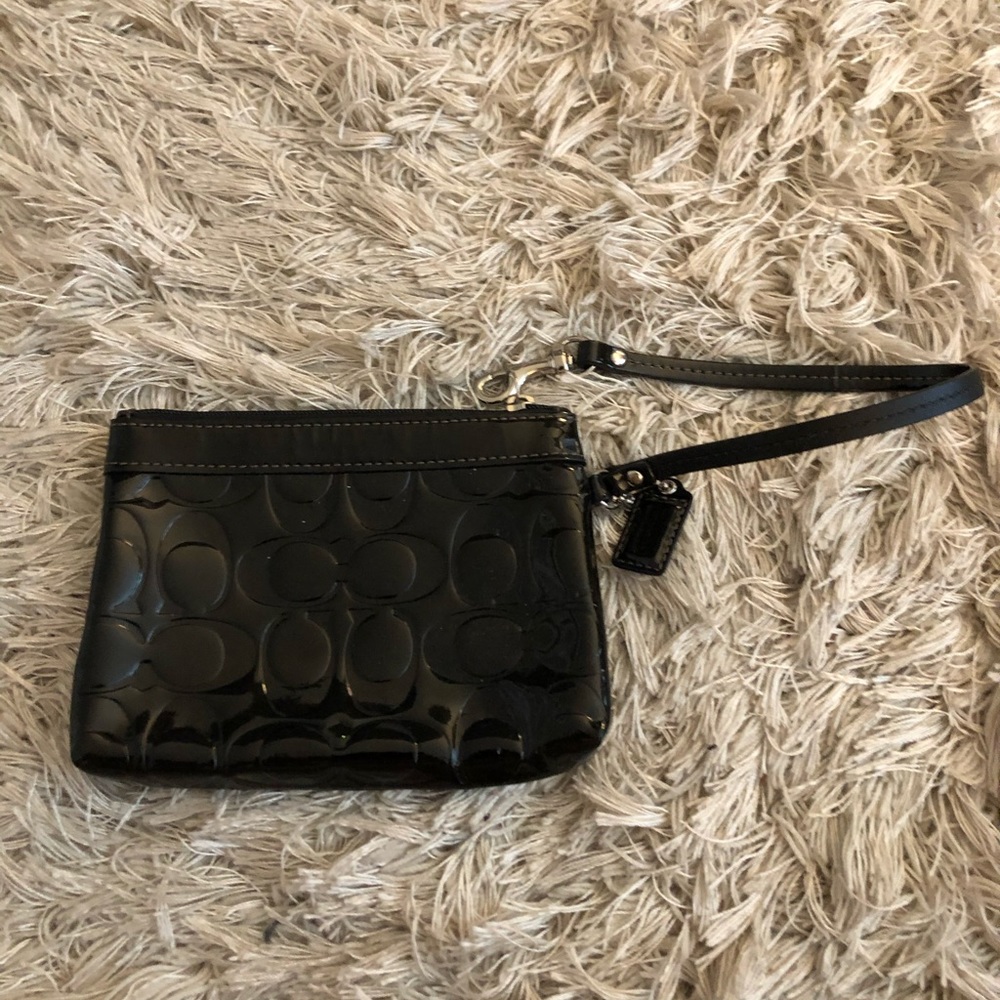 Black Coach Wristlet